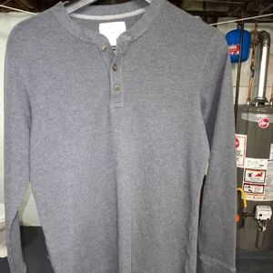 Men's St. John's Bay Long Sleeve Shirt - Gray - Size Large